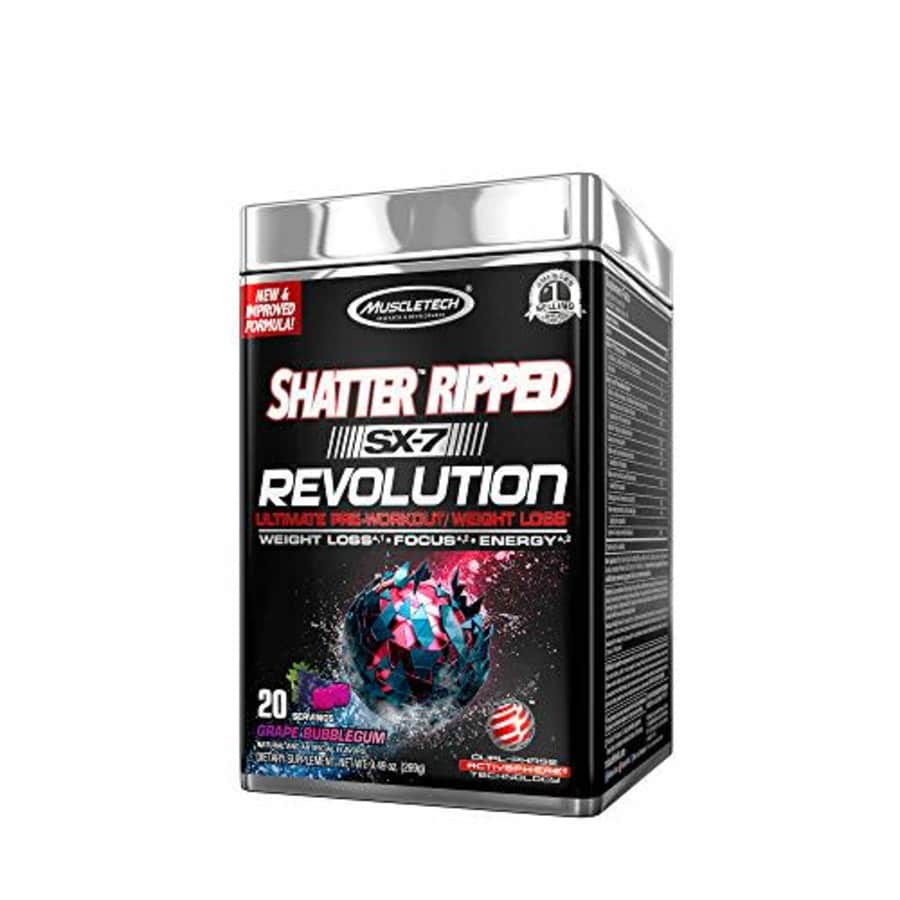 MuscleTech Shatter Ripped SX-7 Revolution - Grape Bubblegum for $37 MuscleTech Shatter Ripped SX-7 Revolution - Grape Bubblegum for $37