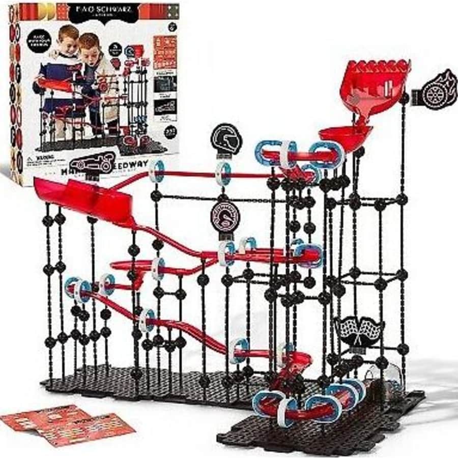 FAO Schwarz Marble Speedway Gravity Race Build Set for $24 or 2 for $36 FAO Schwarz Marble Speedway Gravity Race Build Set for $24 or 2 for $36