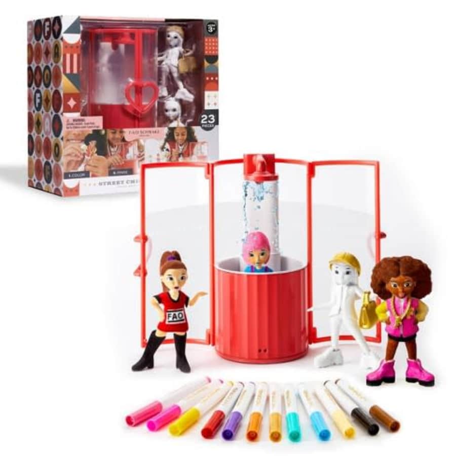 FAO Schwarz Street Chic Fashionistas Wash-and-Color Design Dolls for $7 FAO Schwarz Street Chic Fashionistas Wash-and-Color Design Dolls for $7