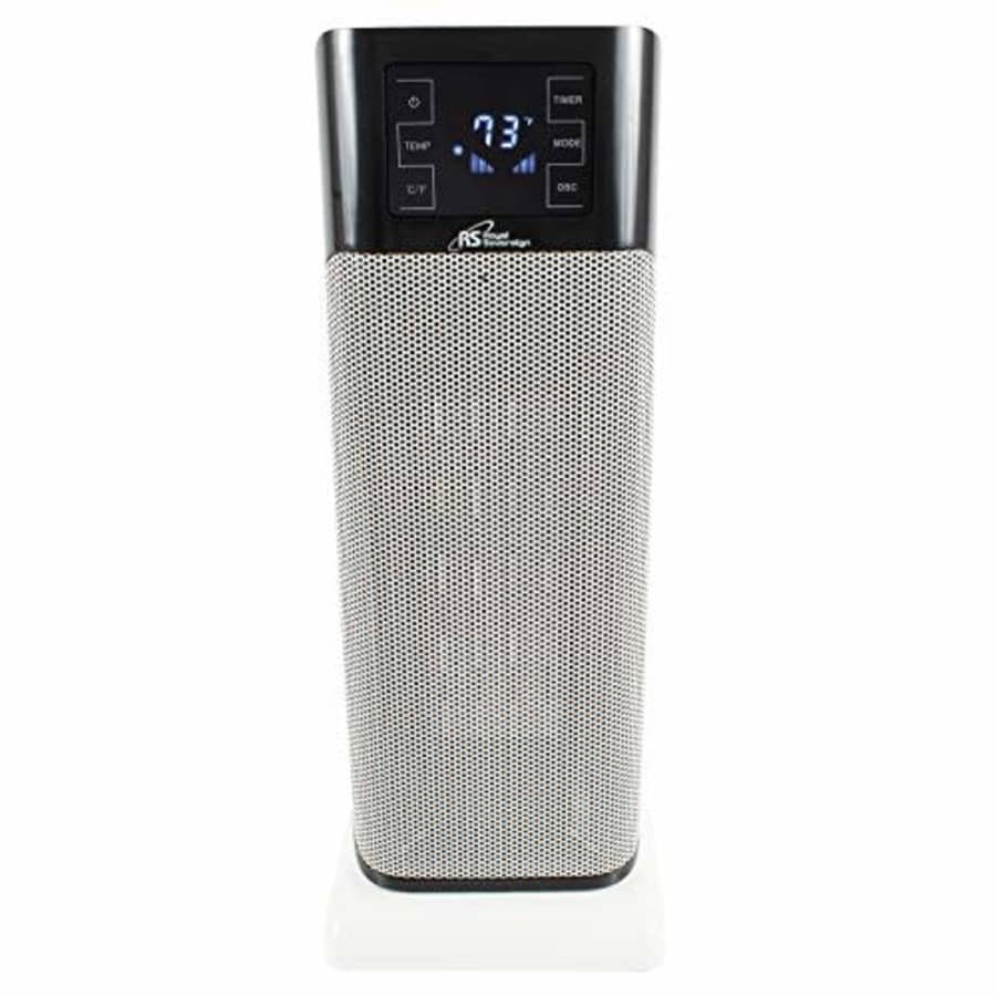 Royal Sovereign 22 Digital Oscillating Ceramic Tower Heater (HCE-220), White for $82