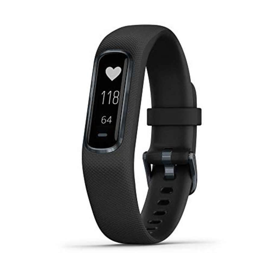 Garmin Vivosmart 4 Activity and Fitness Tracker with Pulse Ox and Heart Rate Monitor Midnight for $64