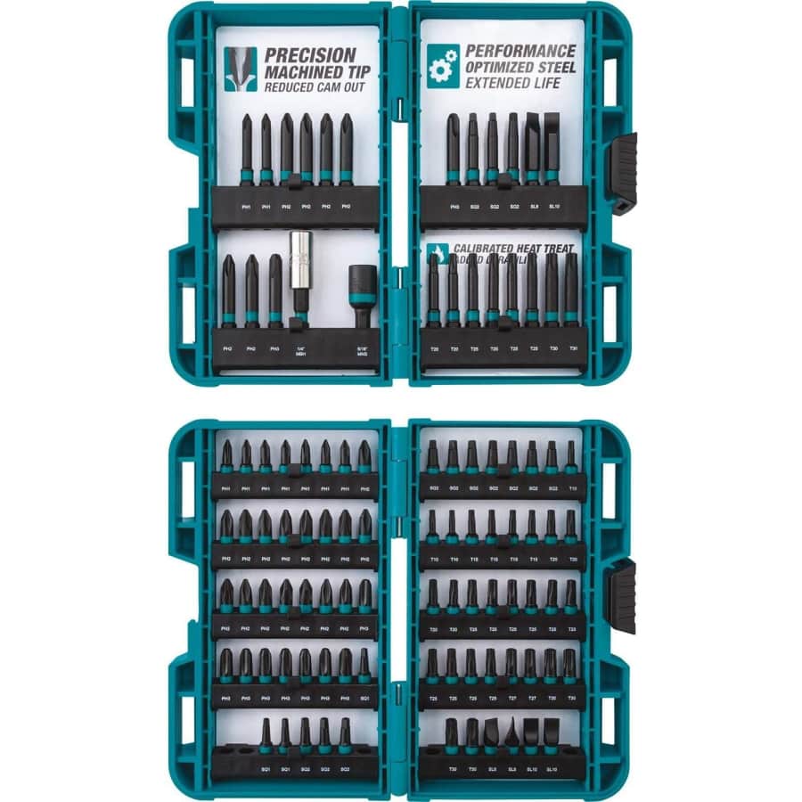 Makita Impactx 100-Piece Driver Bit Set: $25 Makita Impactx 100-Piece Driver Bit Set: $25