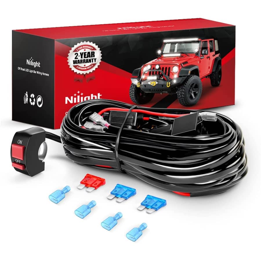 Nilight Light Bar Wiring Harness Kit: $9 Nilight Light Bar Wiring Harness Kit: $9