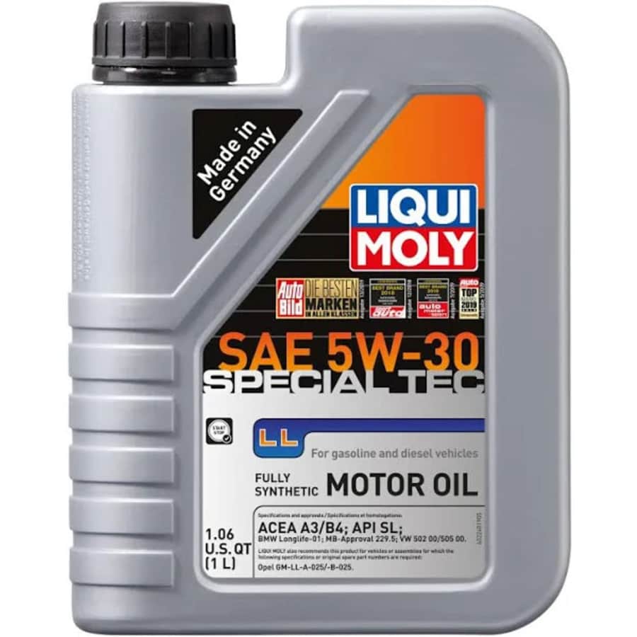 Liqui Moly 5W30 Leichtlauf Special LL Motor Oil for $17