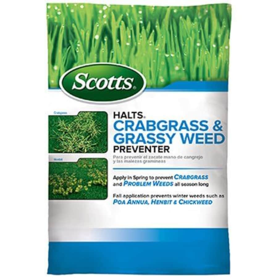 Scotts Halts Crabgrass Preventer for $14 Scotts Halts Crabgrass Preventer for $14