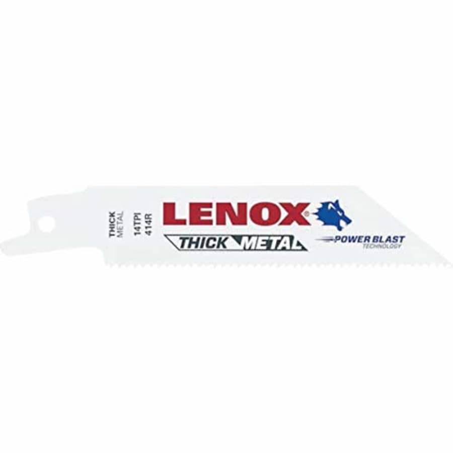 Lenox Tools - 20550414R 20550-414R 4" 14TPI Metal Cutting Reciprocating Saw Blade, Pack of 5 for $14 Lenox Tools - 20550414R 20550-414R 4" 14TPI Metal Cutting Reciprocating Saw Blade, Pack of 5 for $14