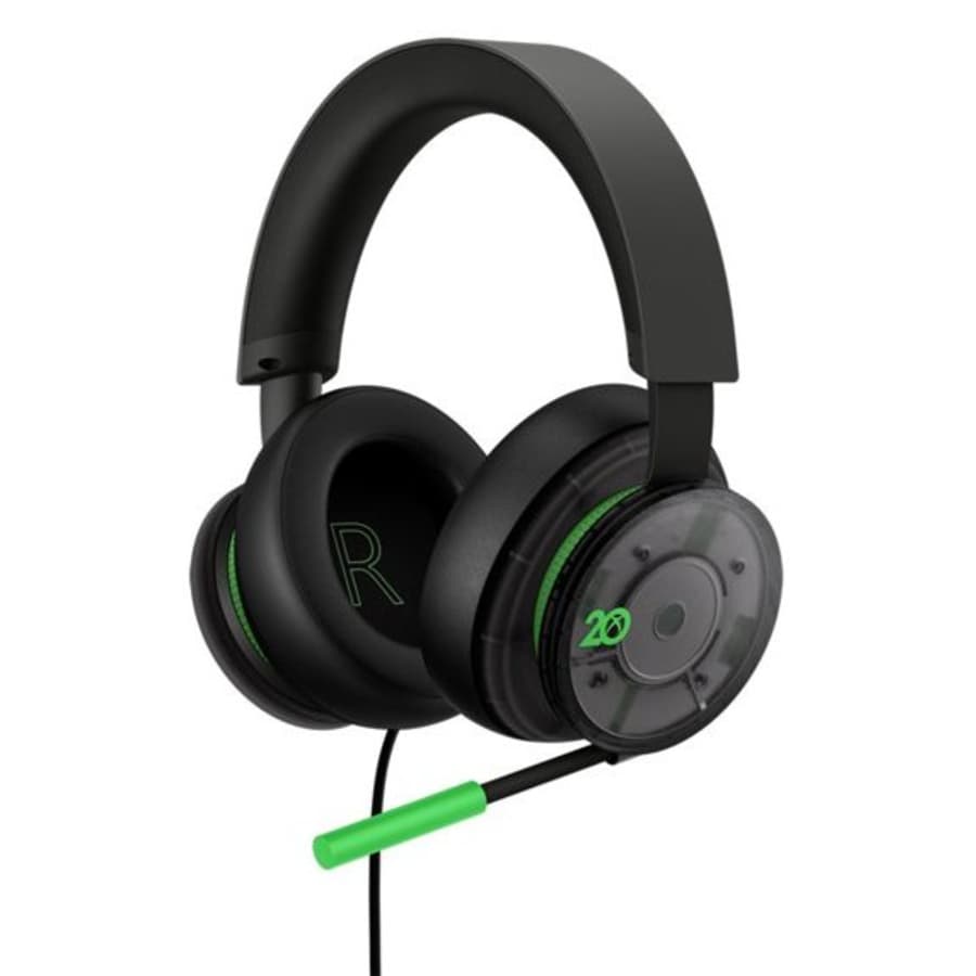 Microsoft Xbox 20th Anniversary Special Edition Stereo Headset for $50 Microsoft Xbox 20th Anniversary Special Edition Stereo Headset for $50