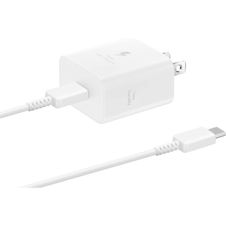 Samsung 25W Wall Charger with Cable for $22 Samsung 25W Wall Charger with Cable for $22