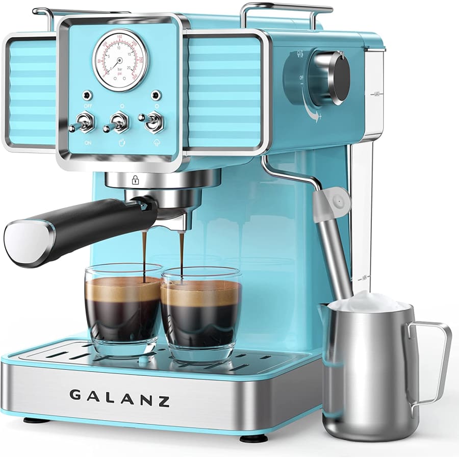 Galanz Retro Espresso Machine with Milk Frother for $125