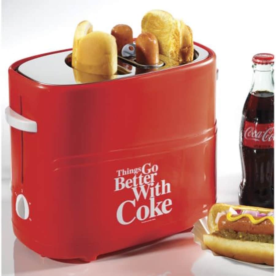 Coca-Cola Hot Dog Toaster: Things Go Better with Coke Kitchen Cooking Device for $44