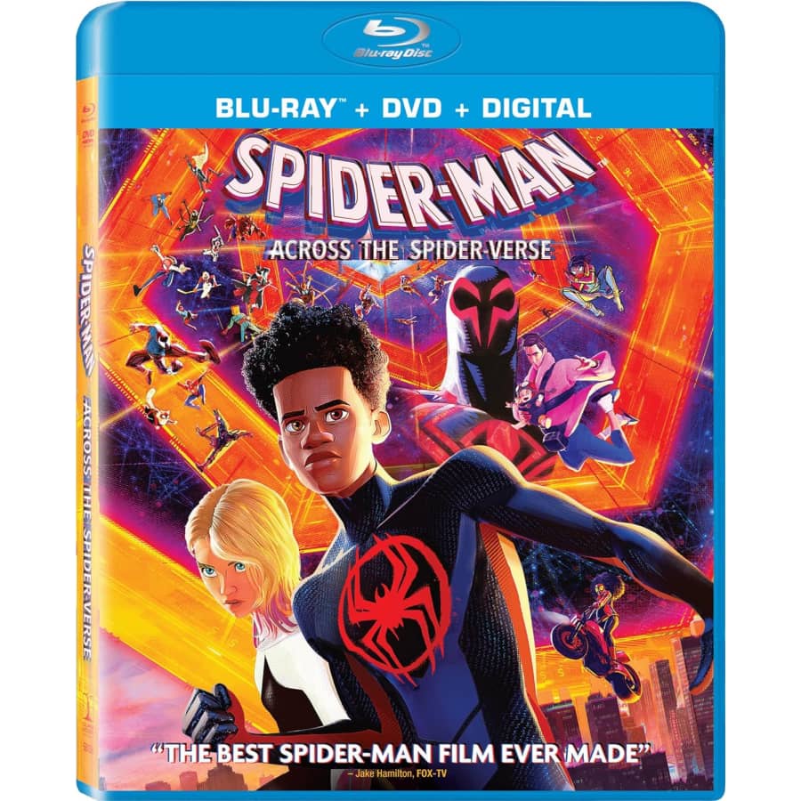 Spider-Man: Across The Spider-Verse on Blu-Ray for $10
