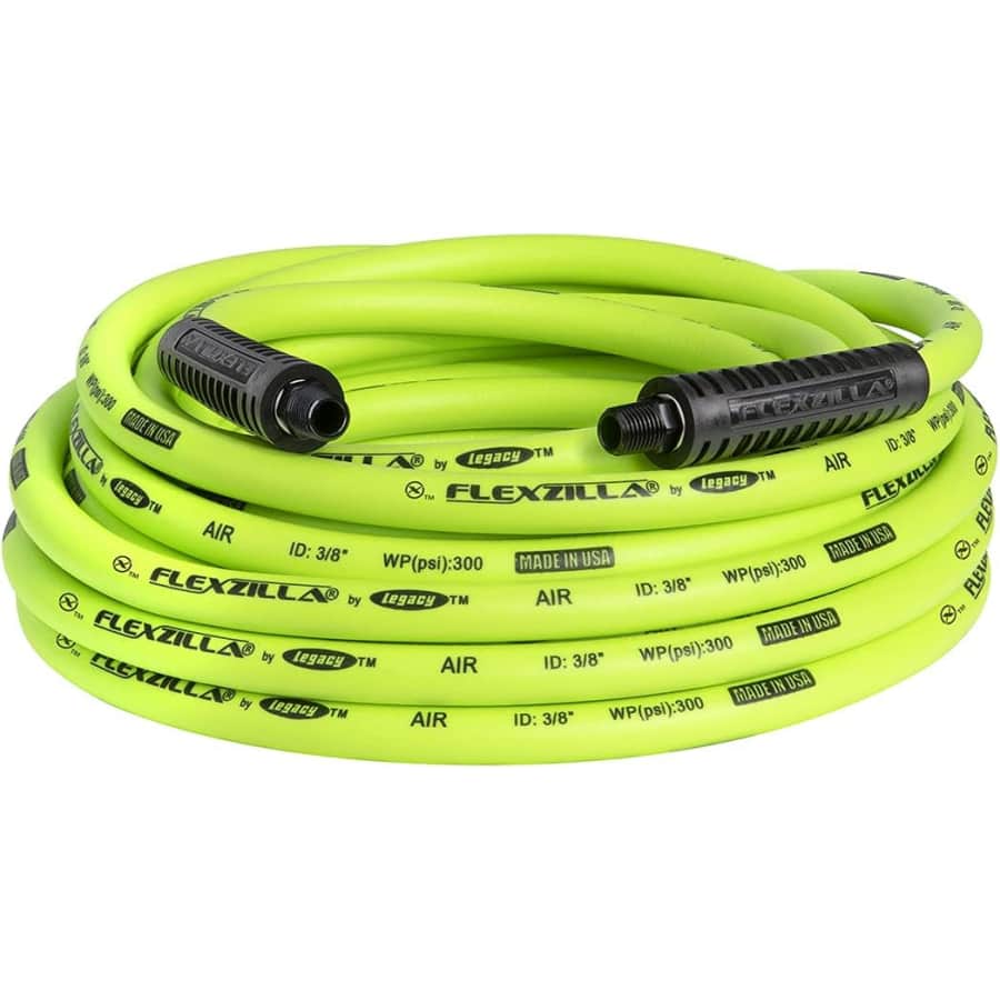 Flexzilla 3/8" x 35' Heavy Duty Air Hose for $31 Flexzilla 3/8" x 35' Heavy Duty Air Hose for $31
