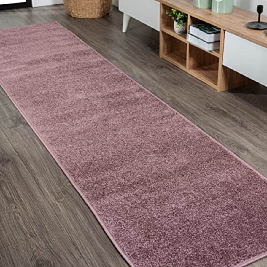 JONATHAN Y SEU100R-212 Haze Solid Low-Pile Indoor Runner Rug, Coastal, Bohemian, Minimalist, for $40