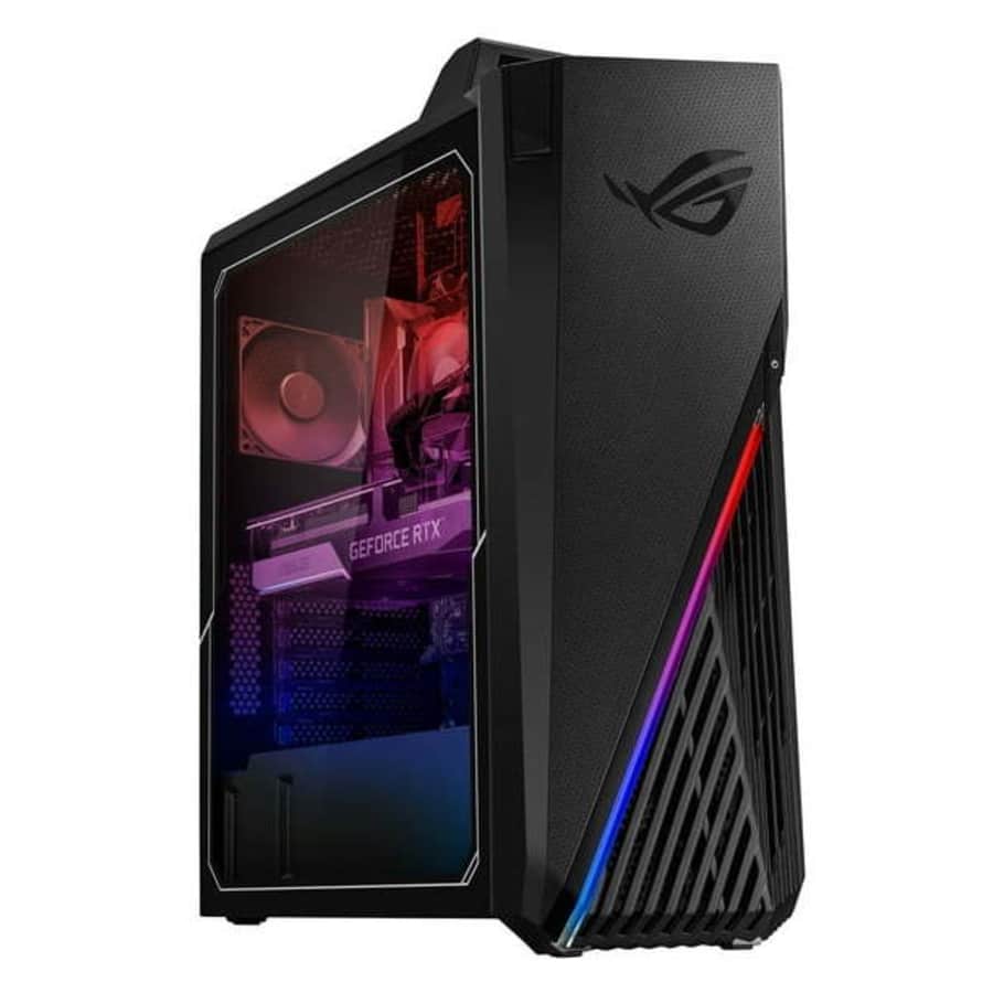 Asus ROG Strix GT15 12th-Gen. i7 Gaming Desktop w/ NVIDIA GeForce RTX 3080 for $1,280