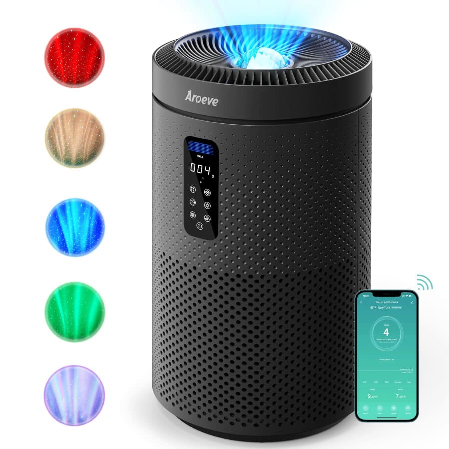 Aroeve Smart Air Purifier for $86 Aroeve Smart Air Purifier for $86
