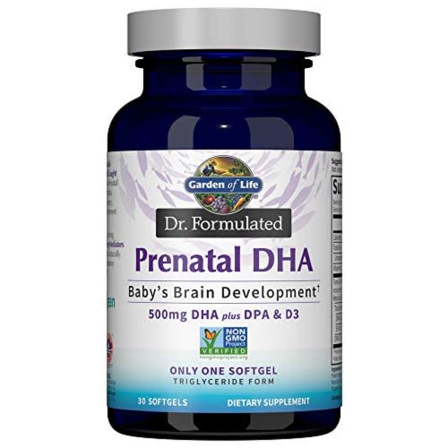 Garden of Life Dr. Formulated Prenatal DHA Fish Oil - Strawberry, 500mg DHA & DPA in Triglyceride for $22 Garden of Life Dr. Formulated Prenatal DHA Fish Oil - Strawberry, 500mg DHA & DPA in Triglyceride for $22