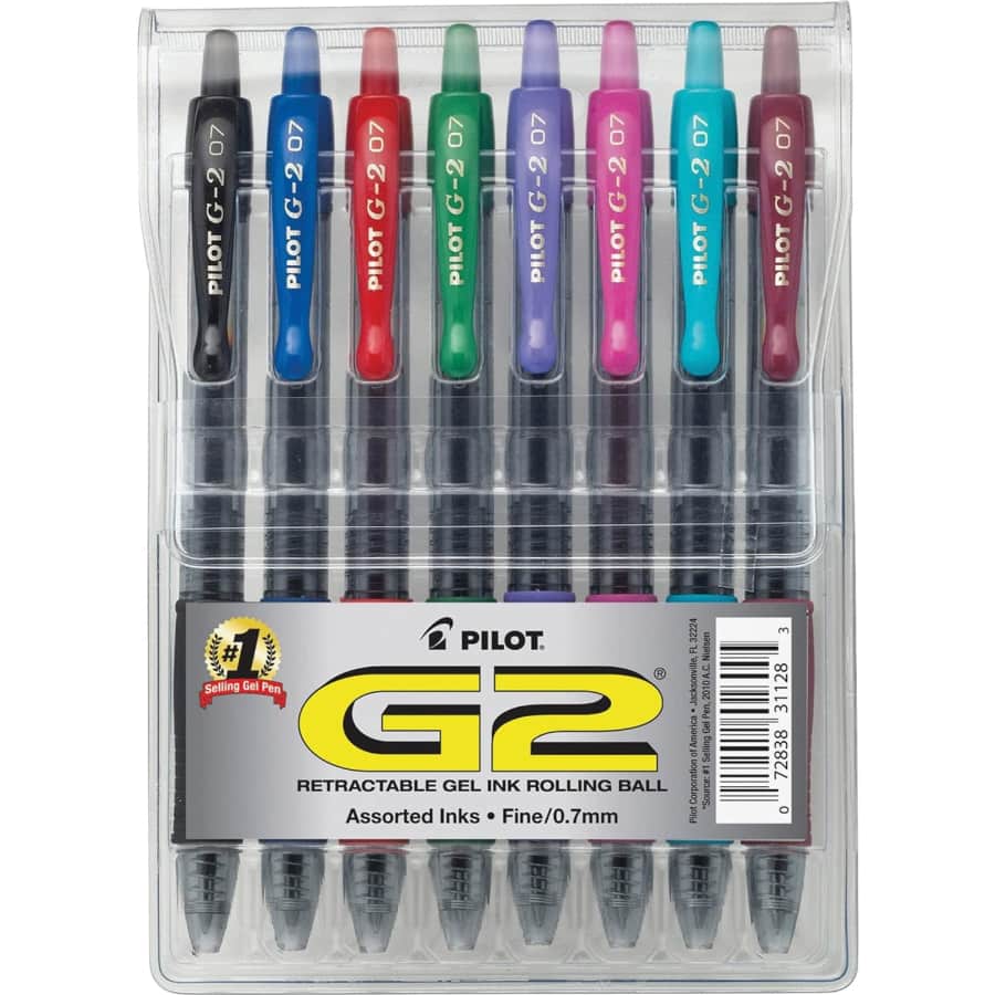 Pilot G2 Premium Gel Roller Pen 8-Pack for $13 Pilot G2 Premium Gel Roller Pen 8-Pack for $13