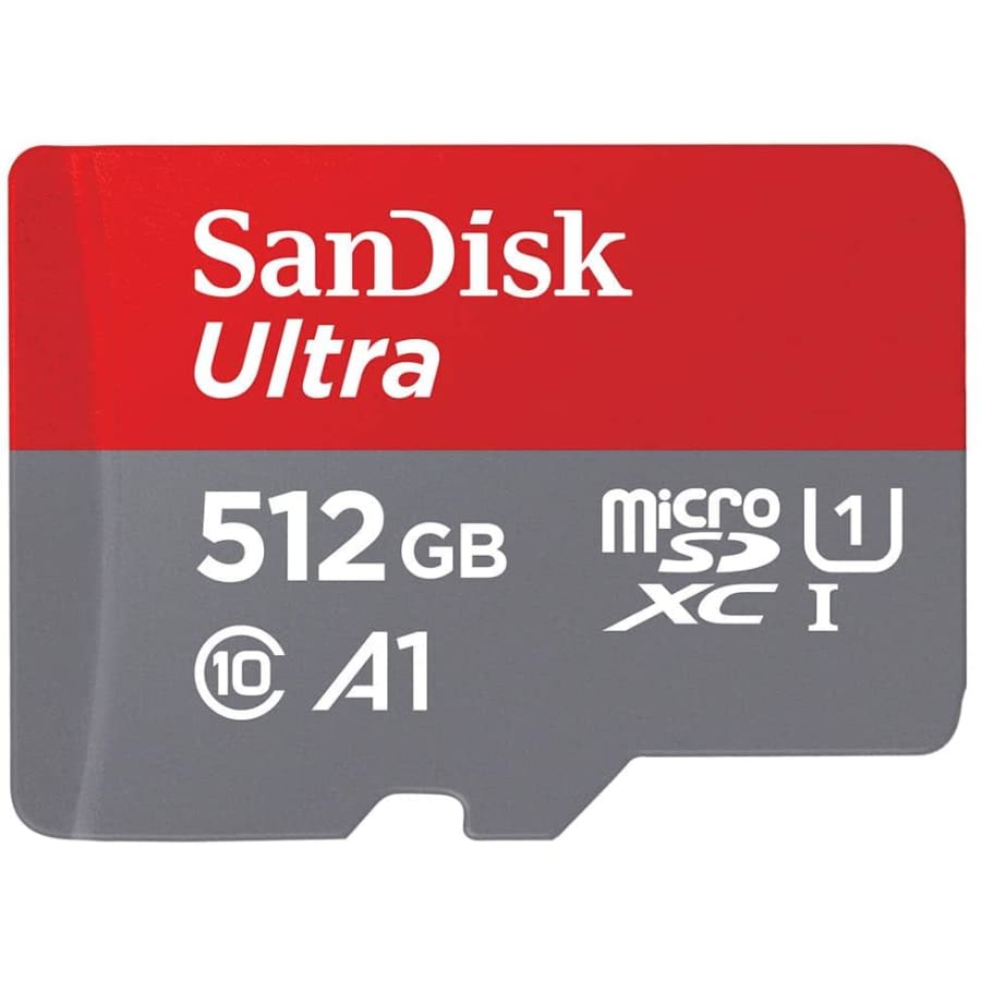 SanDisk 512GB Ultra UHS-I microSDXC Memory Card with Adapter for $64