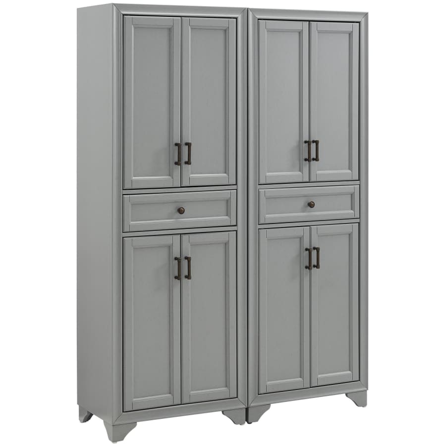 Crosley Furniture Tara 2-Piece Pantry Cabinet Set for $608 Crosley Furniture Tara 2-Piece Pantry Cabinet Set for $608