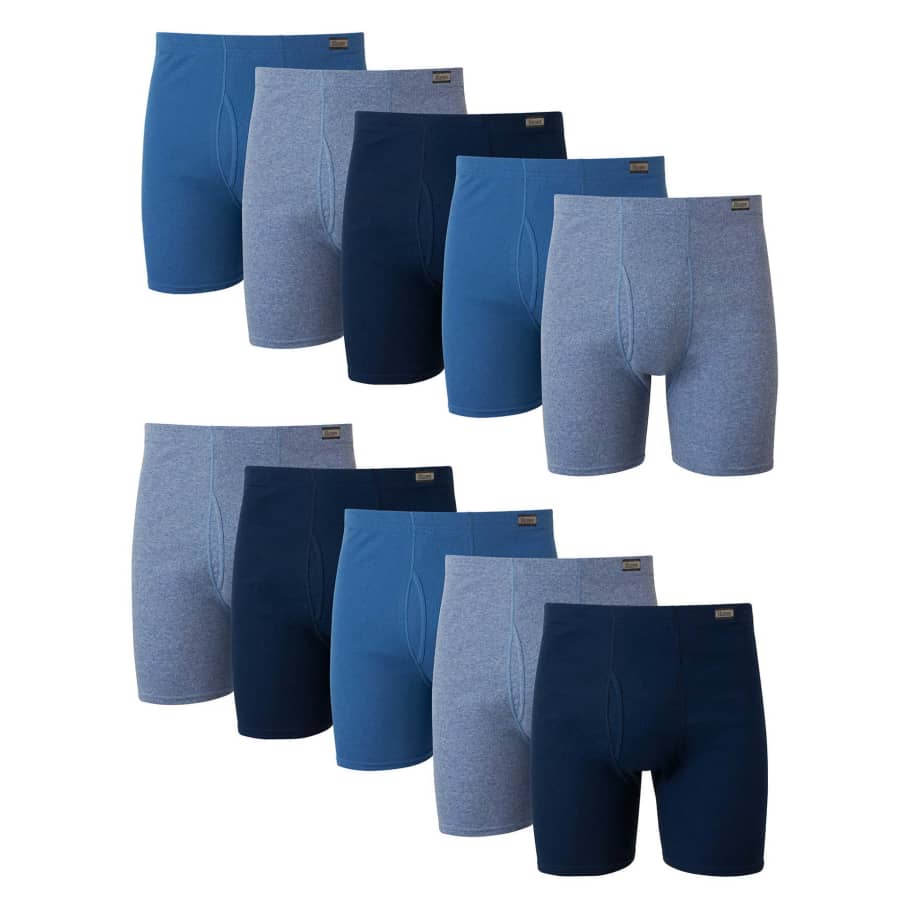 Hanes Men's FreshIQ Boxer Briefs 10-Pack: $20 Hanes Men's FreshIQ Boxer Briefs 10-Pack: $20