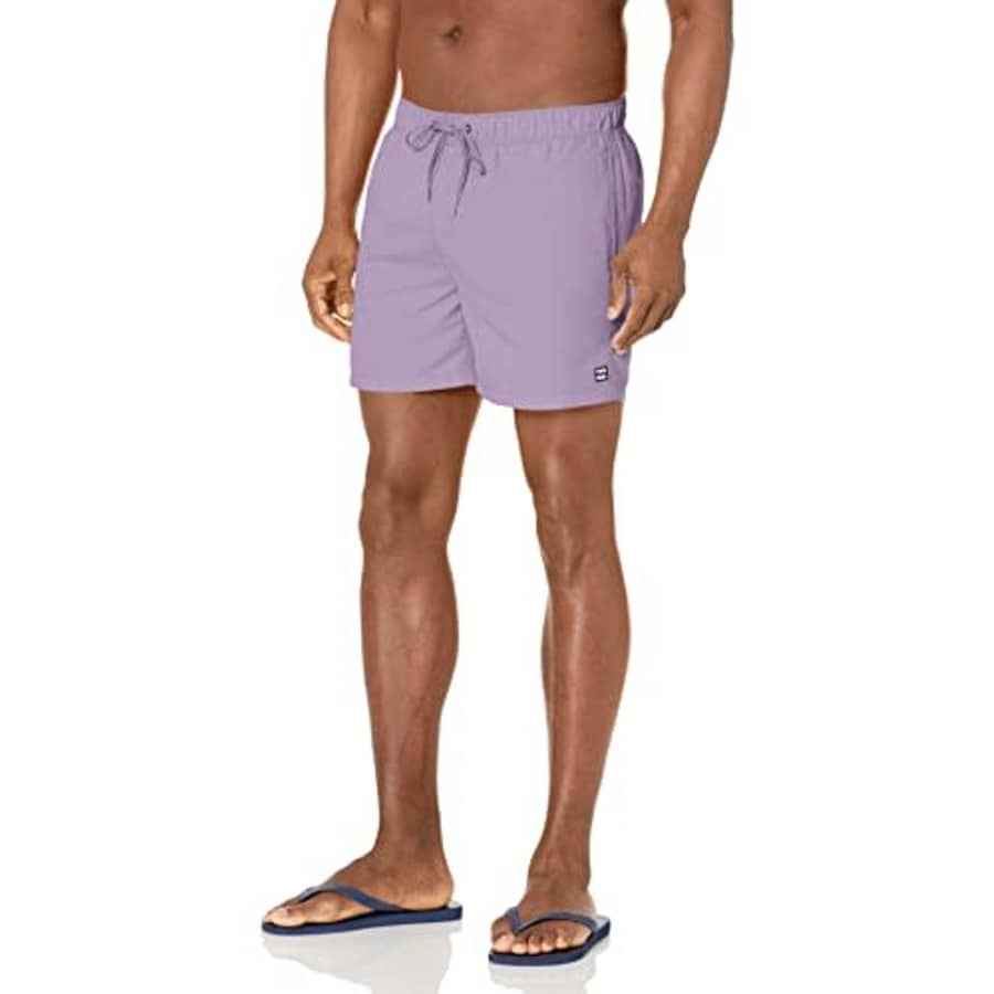 Billabong Men's Standard Elastic Waist Boardshort Swim Short Trunk, 16 Inch Outseam, Lilac for $40