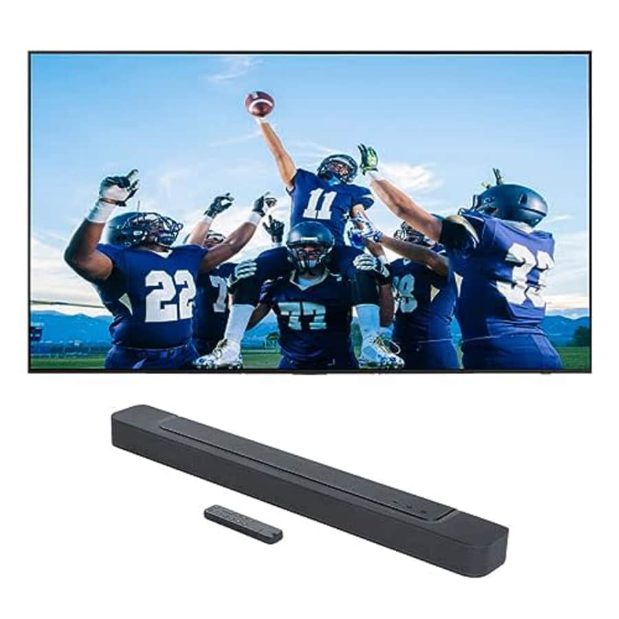 SAMSUNG QN55S90CAFXZA 55 Inch 4K OLED Smart TV with AI Upscaling with a BAR-300 5.0ch Soundbar with for $1,523