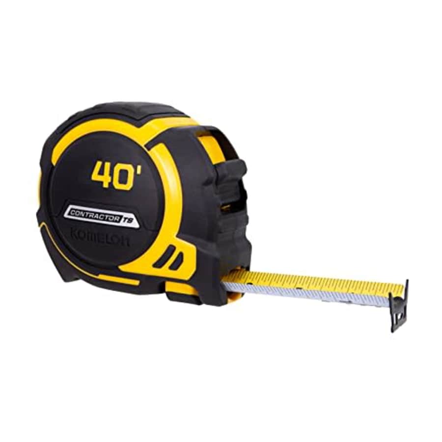 Komelon 93440 Contractor TS Tape Measure, 40 FT for $21 Komelon 93440 Contractor TS Tape Measure, 40 FT for $21