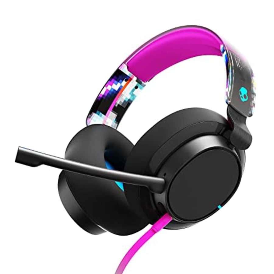 Skullcandy SLYR Pro Multi-Platform Over-Ear Wired Gaming Headset, Enhanced Sound Perception, AI for $45