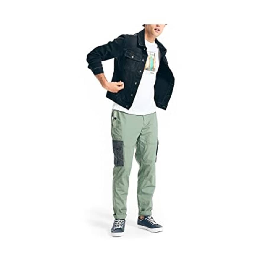 Nautica Men's Sustainably Crafted Surf Boards Graphic T-Shirt, Bright White, X-Large for $18