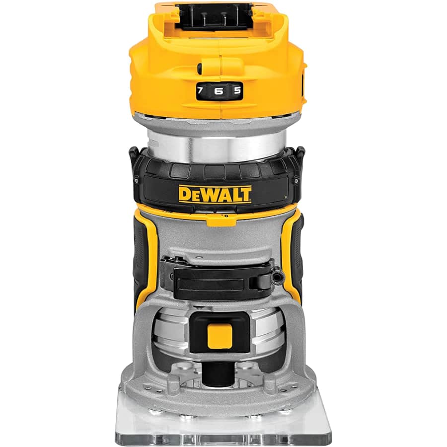 DeWalt XR 1/4" Variable 20V Fixed Cordless Router for $158 DeWalt XR 1/4" Variable 20V Fixed Cordless Router for $158