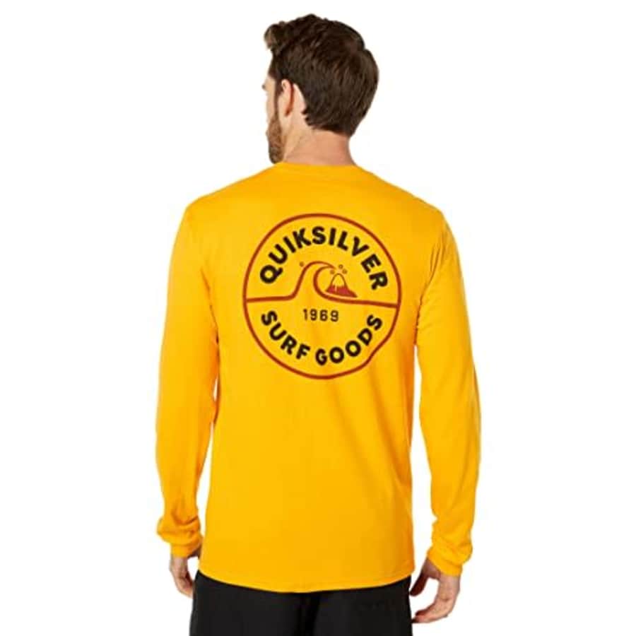 Quiksilver Men's Shape Up Tee Shirt, Golden Rod, X-Large for $32 Quiksilver Men's Shape Up Tee Shirt, Golden Rod, X-Large for $32