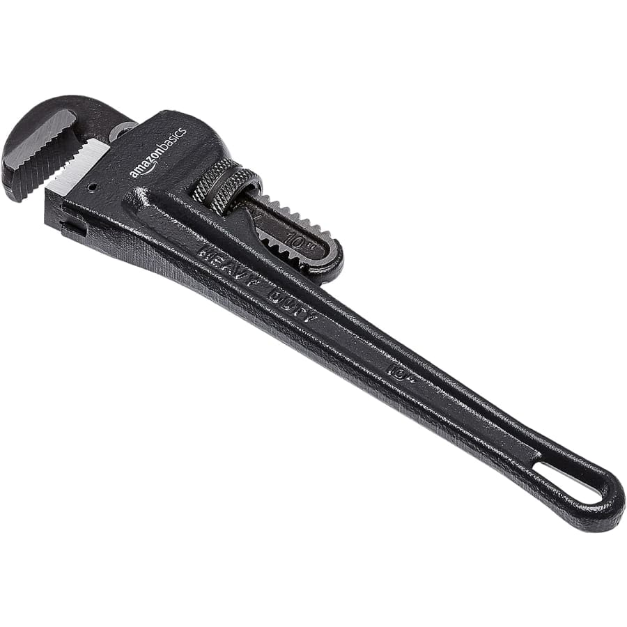 Amazon Basics 10" Adjustable Straight Pipe Wrench for $8.55 w/ Prime Amazon Basics 10" Adjustable Straight Pipe Wrench for $8.55 w/ Prime