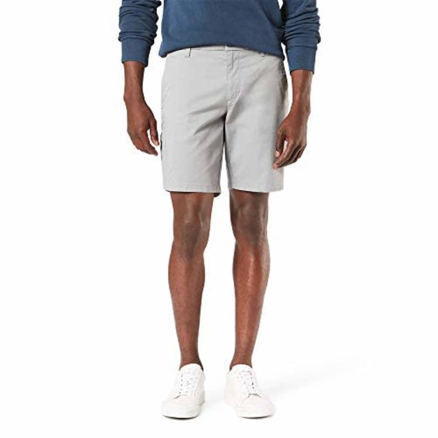 Dockers Men's Ultimate Straight Fit Supreme Flex Shorts (Standard and Big & Tall), Foil Grey, 44 for $28 Dockers Men's Ultimate Straight Fit Supreme Flex Shorts (Standard and Big & Tall), Foil Grey, 44 for $28