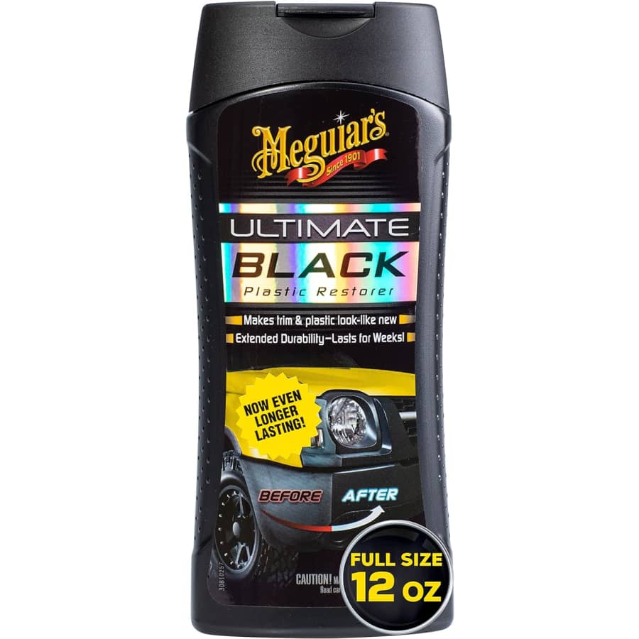 Meguiar's Ultimate Black 12-oz. Plastic Restorer: $8.53 Meguiar's Ultimate Black 12-oz. Plastic Restorer: $8.53