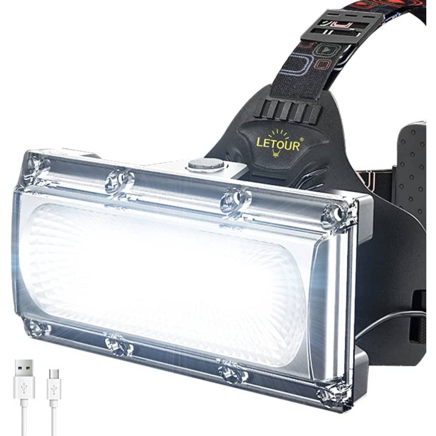 LETOUR 1,800-Lumen LED Headlamp for $23 LETOUR 1,800-Lumen LED Headlamp for $23