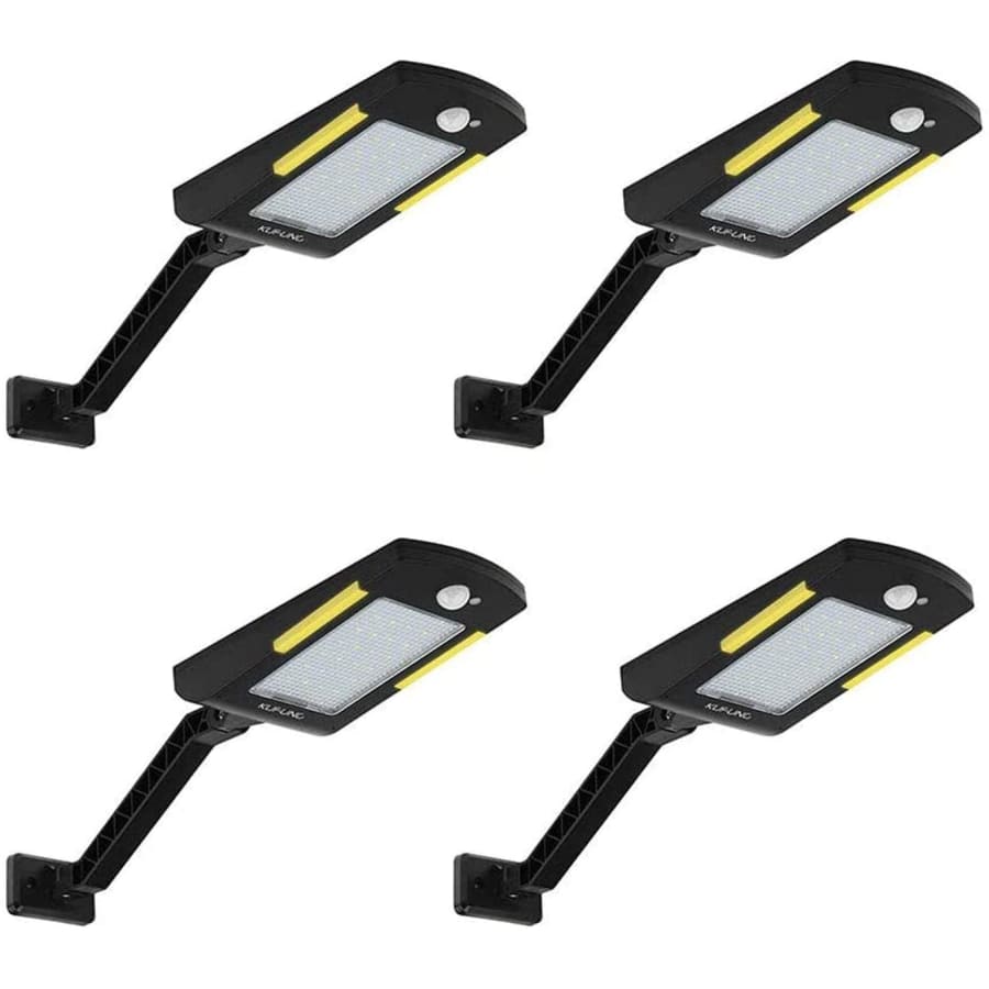 Kufung Outdoor Solar LED Flood Light 4-Pack for $46