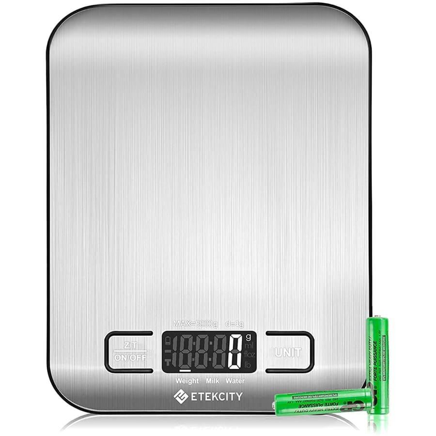 Etekcity Stainless Steel Food Kitchen Scale for $14