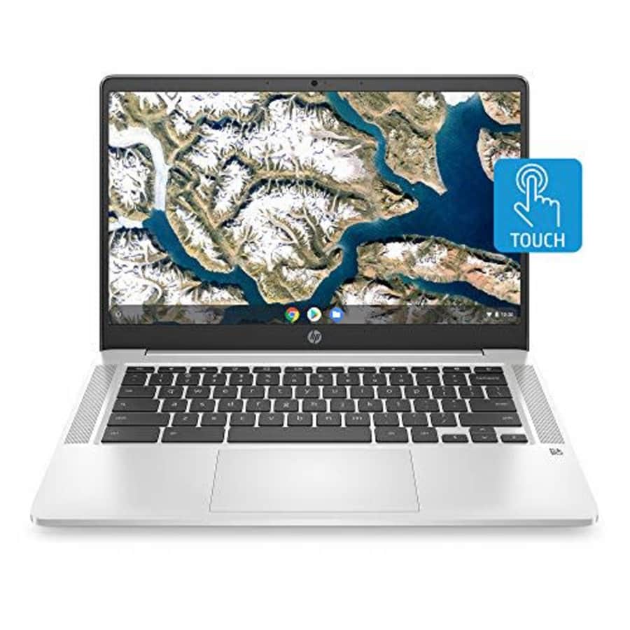 HP Chromebook 14-inch HD Touchscreen Laptop, Intel Celeron N4000, 4 GB RAM, 32 GB eMMC, Chrome for $253