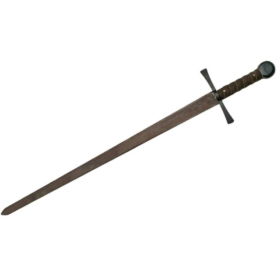 SZCO Supplies Hand Forged Rustic Carbon Steel Sword for $29