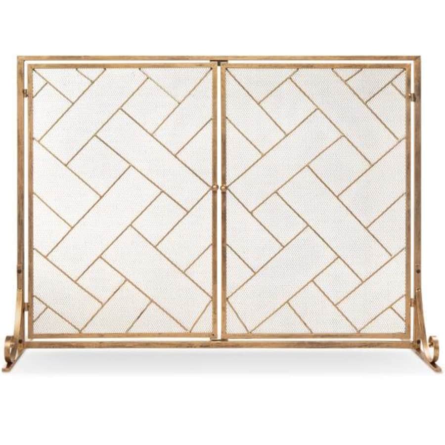 Best Choice Wrought Iron Fireplace Screen w/ Magnetic Doors for $56 Best Choice Wrought Iron Fireplace Screen w/ Magnetic Doors for $56
