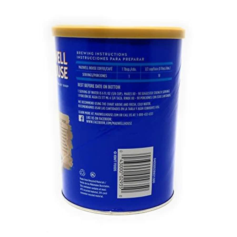 Maxwell House Hazelnut Ground Coffee, 11-Ounce Cannister (Pack of 3) for $9 Maxwell House Hazelnut Ground Coffee, 11-Ounce Cannister (Pack of 3) for $9