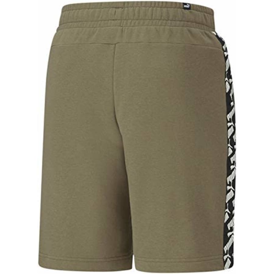 PUMA Men's Amplified Shorts 9" French Terry, Burnt Olive, XL for $12