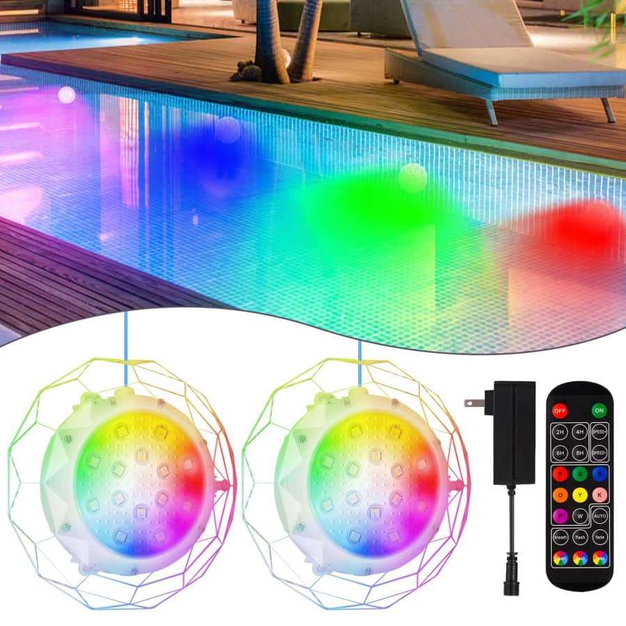 RGBW LED Pool Lights for $20 RGBW LED Pool Lights for $20