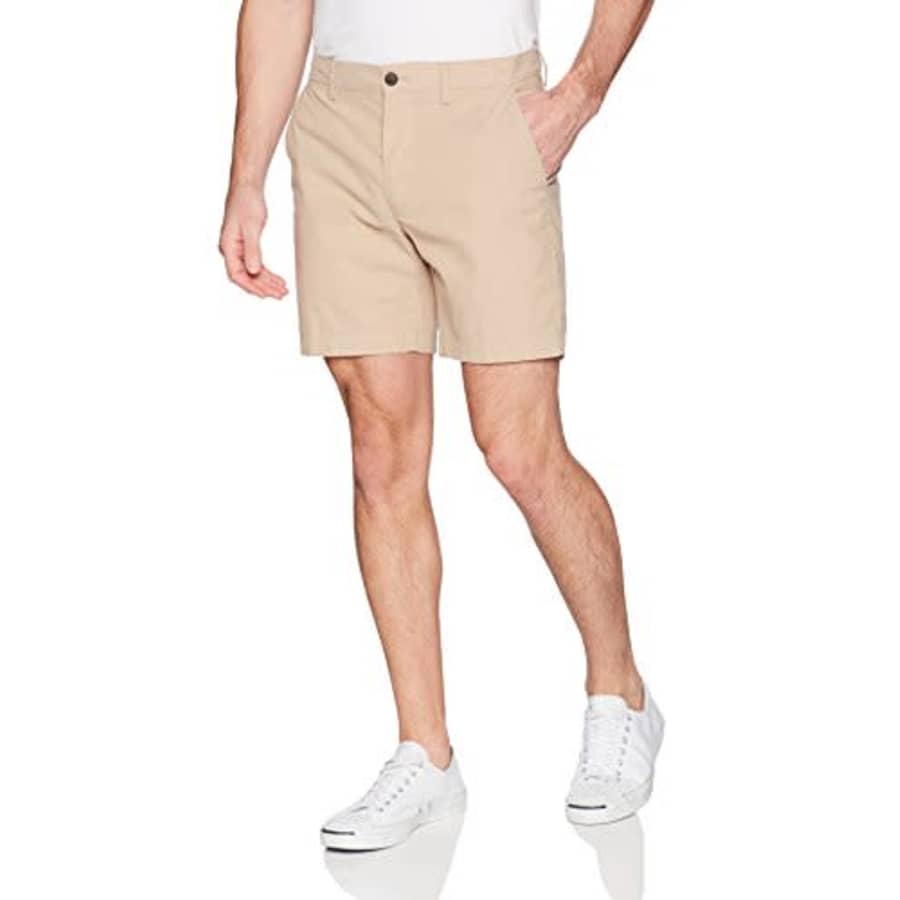 Amazon Brand - Goodthreads Men's Slim-Fit 7" Inseam Lightweight Comfort Stretch Oxford Shorts, for $24