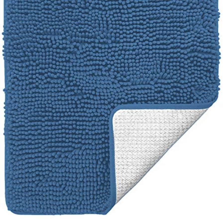 Gorilla Grip Soft Absorbent Plush Bath Rug Mat, Microfiber Dries Quickly, Luxury Chenille Shaggy for $13