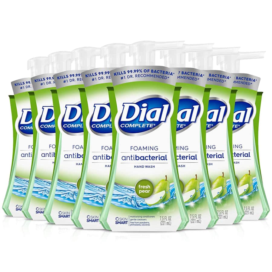 Dial Complete Antibacterial Foaming Hand Wash 8-Pack for $27