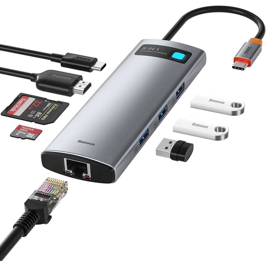 Baseus 8-in-1 USB-C Hub for $40
