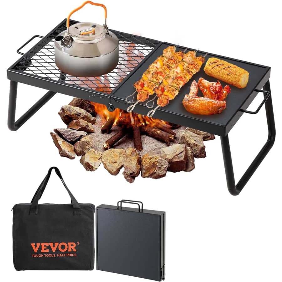Vevor 22.4" Folding Campfire Grill for $31