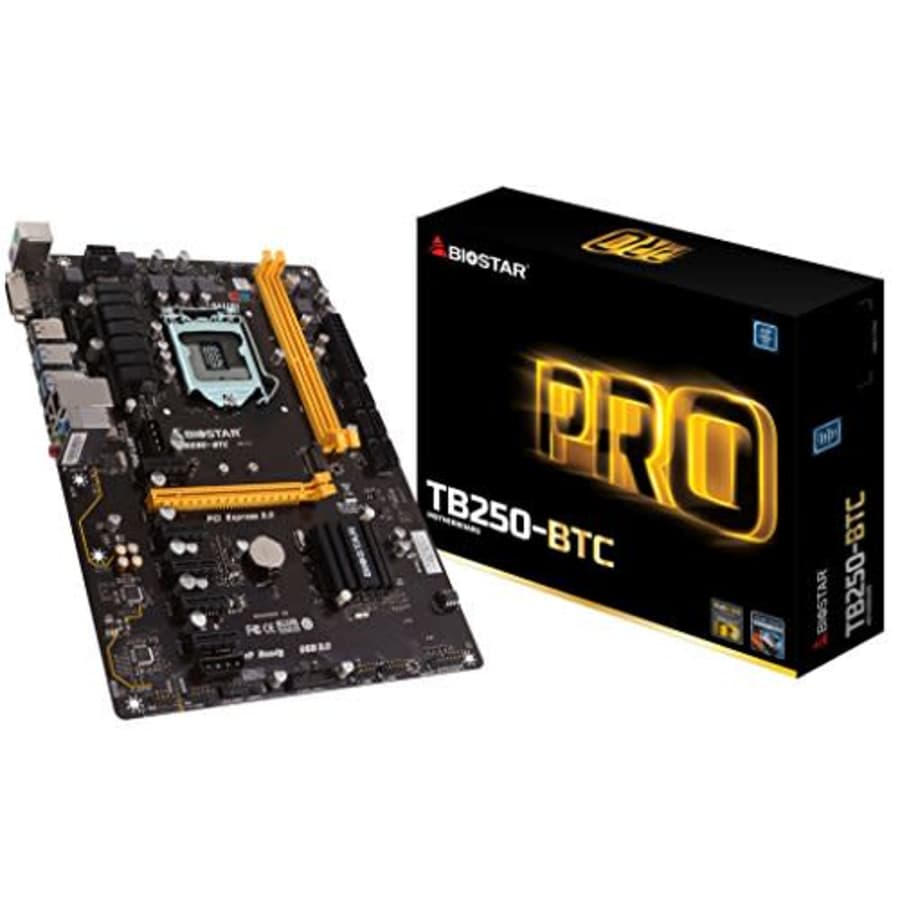 Biostar 198118 Motherboard Tb250-btc Core I7/i5/i3 Lga1151 B250 Ddr4 Sata Pci Express Usb Atx Retail for $99 Biostar 198118 Motherboard Tb250-btc Core I7/i5/i3 Lga1151 B250 Ddr4 Sata Pci Express Usb Atx Retail for $99