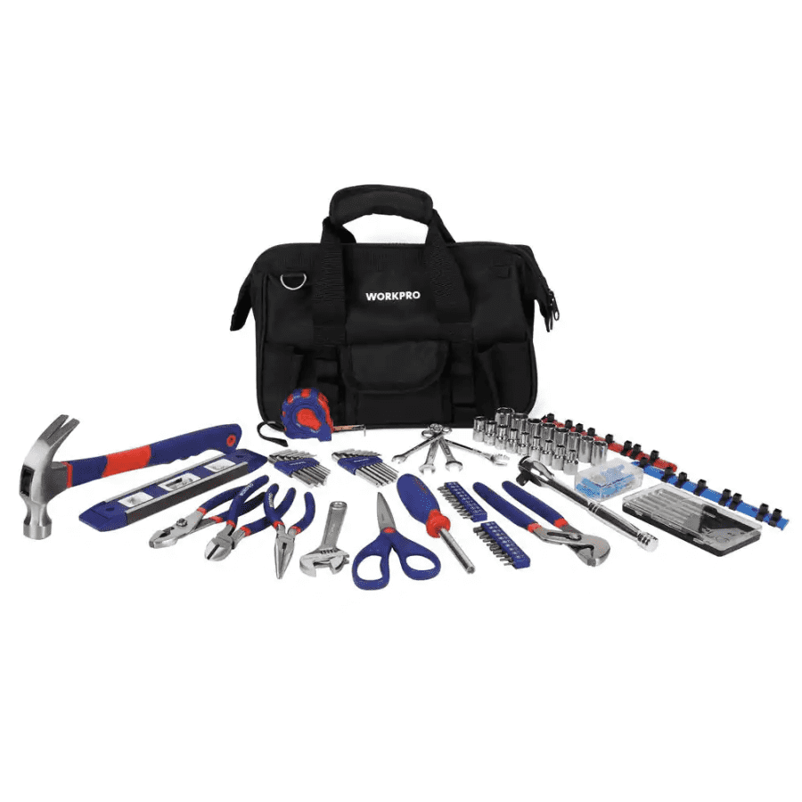 WorkPro 78-Piece Homeowner Tool Set w/ Tool Bag for $20 WorkPro 78-Piece Homeowner Tool Set w/ Tool Bag for $20